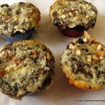 Eggless Chocolate Coconut Cream Cheese Layered Cupcakes