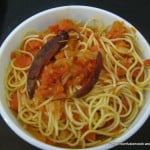 Spaghetti in Arabiata Sauce