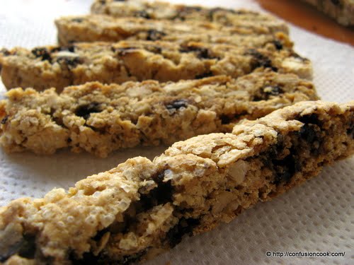 Eggless Cappuccino Biscotti Recipe