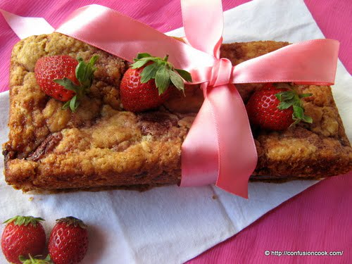 Strawberry Pound Cake