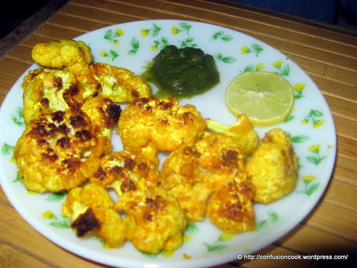 Marinated and Grilled Cauliflower