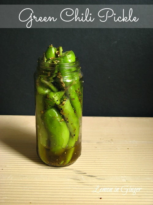 Bharwa Hari Mirch ka Achar Recipe | Stuffed Green Chili Pickle Recipe
