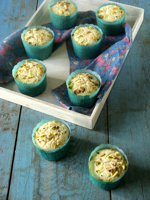 Eggless Mawa Cupcakes Recipe | Mawa Cake Recipe