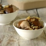 Roasted Banana Ice cream with Lemon Caramel Sauce | #leftover