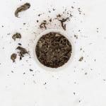 Dried mint leaves kept in a bowl
