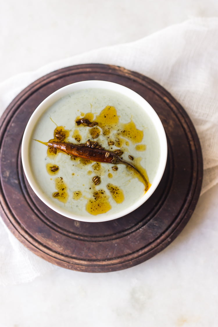Bathua Raita | Lamb's Quarters Yogurt Dip