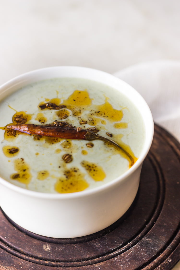 Bathua Raita | Lamb's Quarters Yogurt Dip