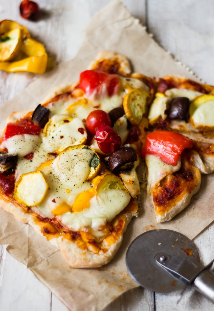 Roasted Vegetable Pizza Recipe