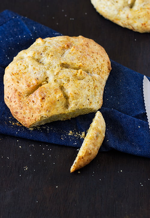 Close-up of a slice of Best Zucchini Bread showcasing its moist texture