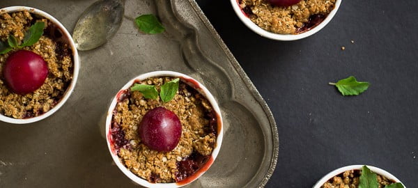 Apple and Plum Crisp