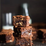 Eggless Whole Wheat Amaranth Brownies