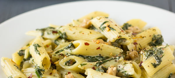 Creamy Spinach Pasta Recipe