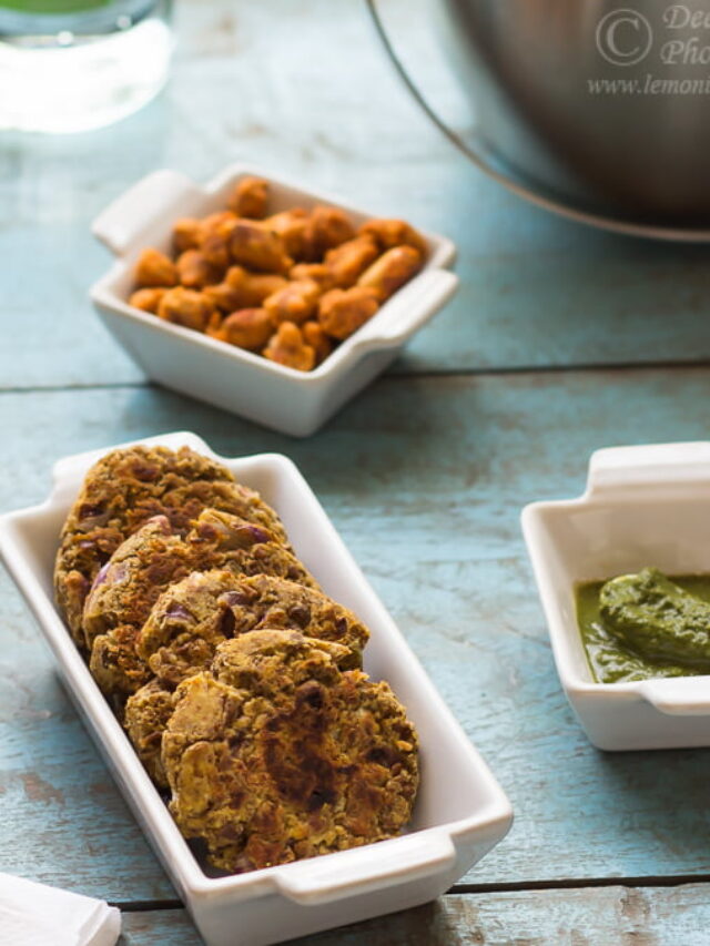 Pan-Fried Kala Chana Kebabs Recipe
