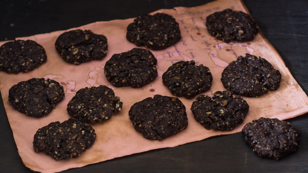 Healthy Chocolate Brownie Oatmeal Cookies Recipe