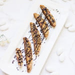 Candied Ginger Cherry Biscotti