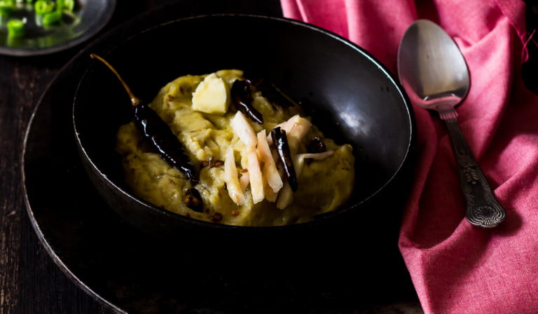 Homemade Raw Banana Ki Kachri Recipe