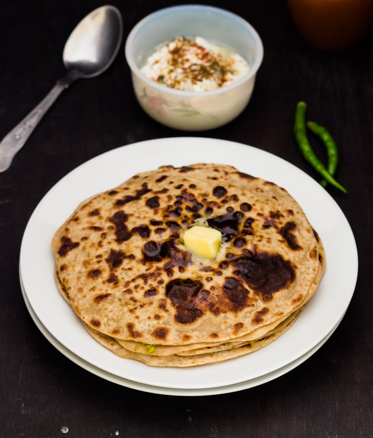 Peas Parantha