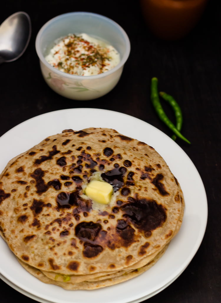 Peas Parantha