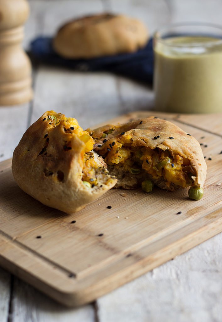 Baked Masala Buns