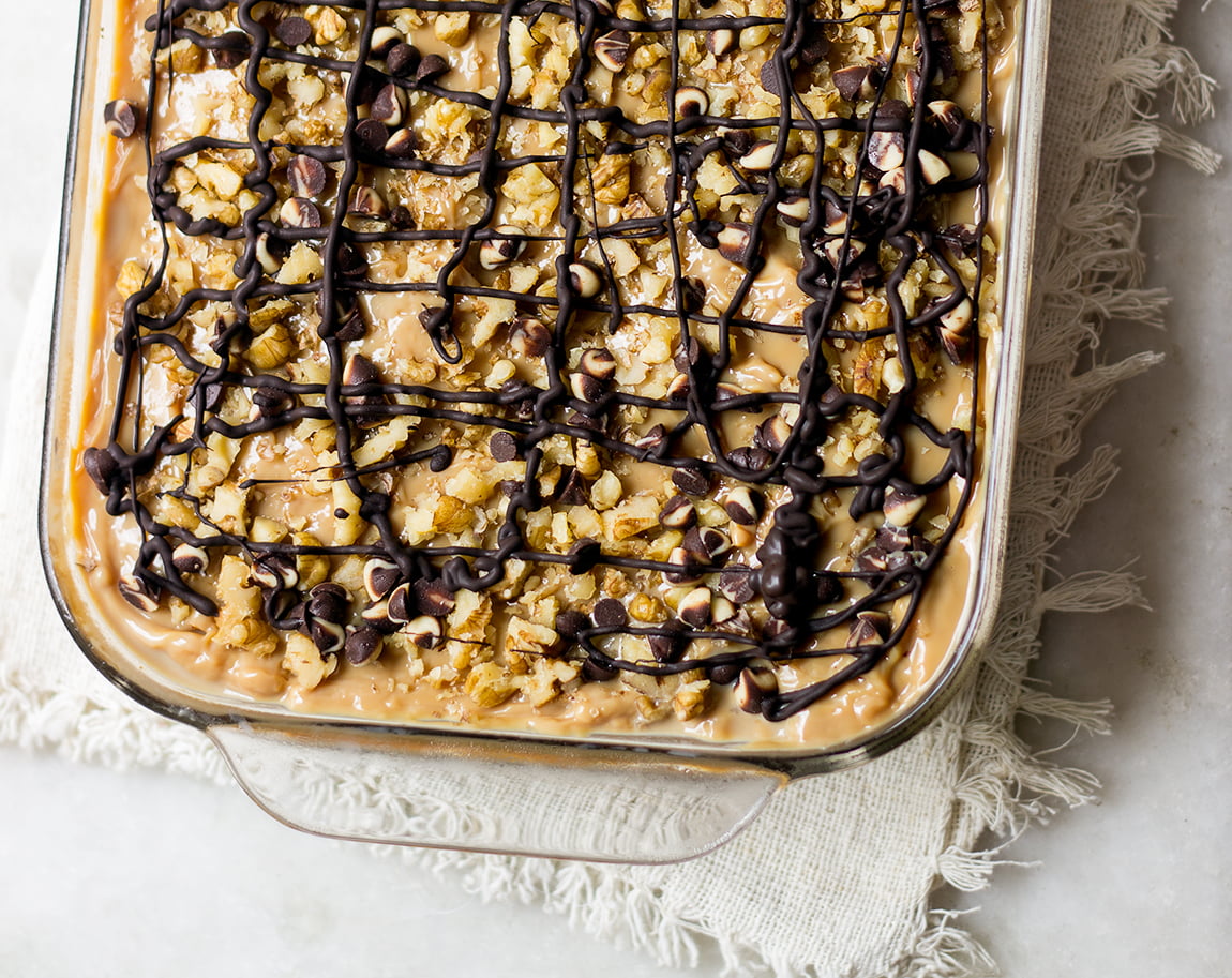 Tres Leche Mocha Cake