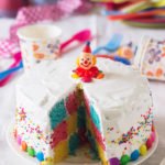 Rainbow Checkerboard Cake Recipe