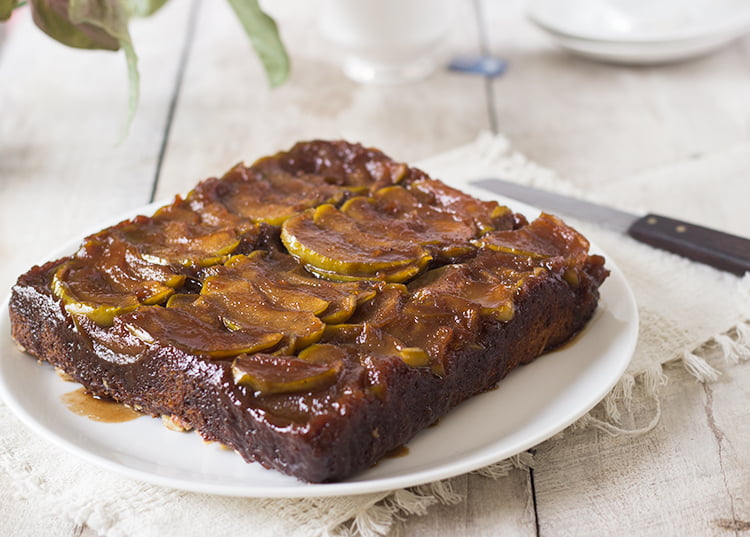 Toffee Apple Upside-Down Cake