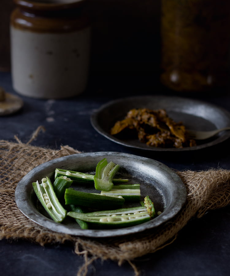 Instant Okra Pickle