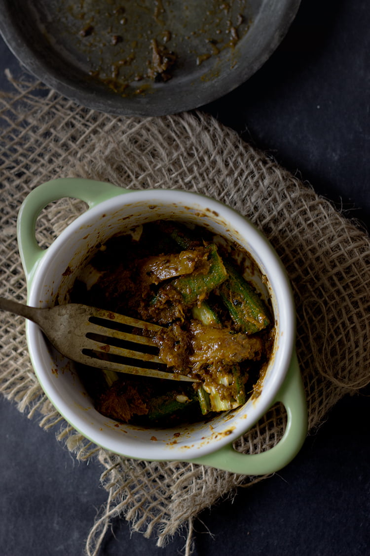 Instant Okra Pickle