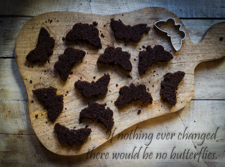 Butterfly Inside Cake