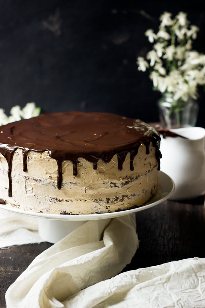 Eggless Chocolate Mocha Cake Recipe