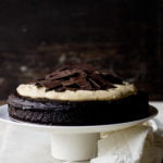 Chocolate Mud Cake with Mascarpone Coffee Topping