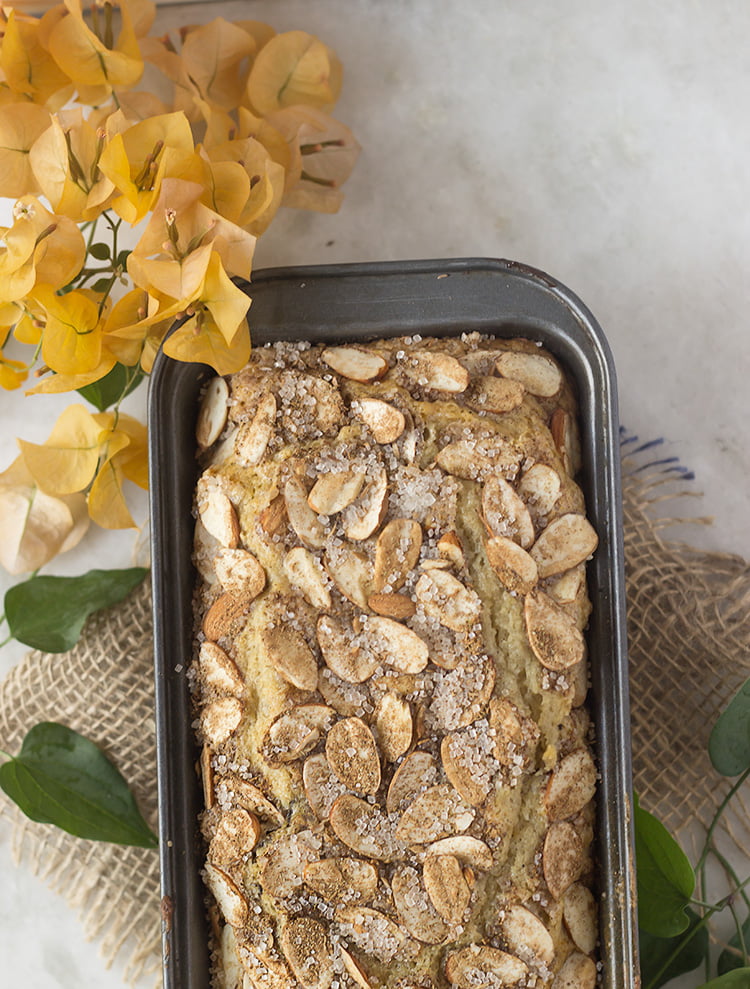 Eggless Cardamom Cinnamon Cake Recipe