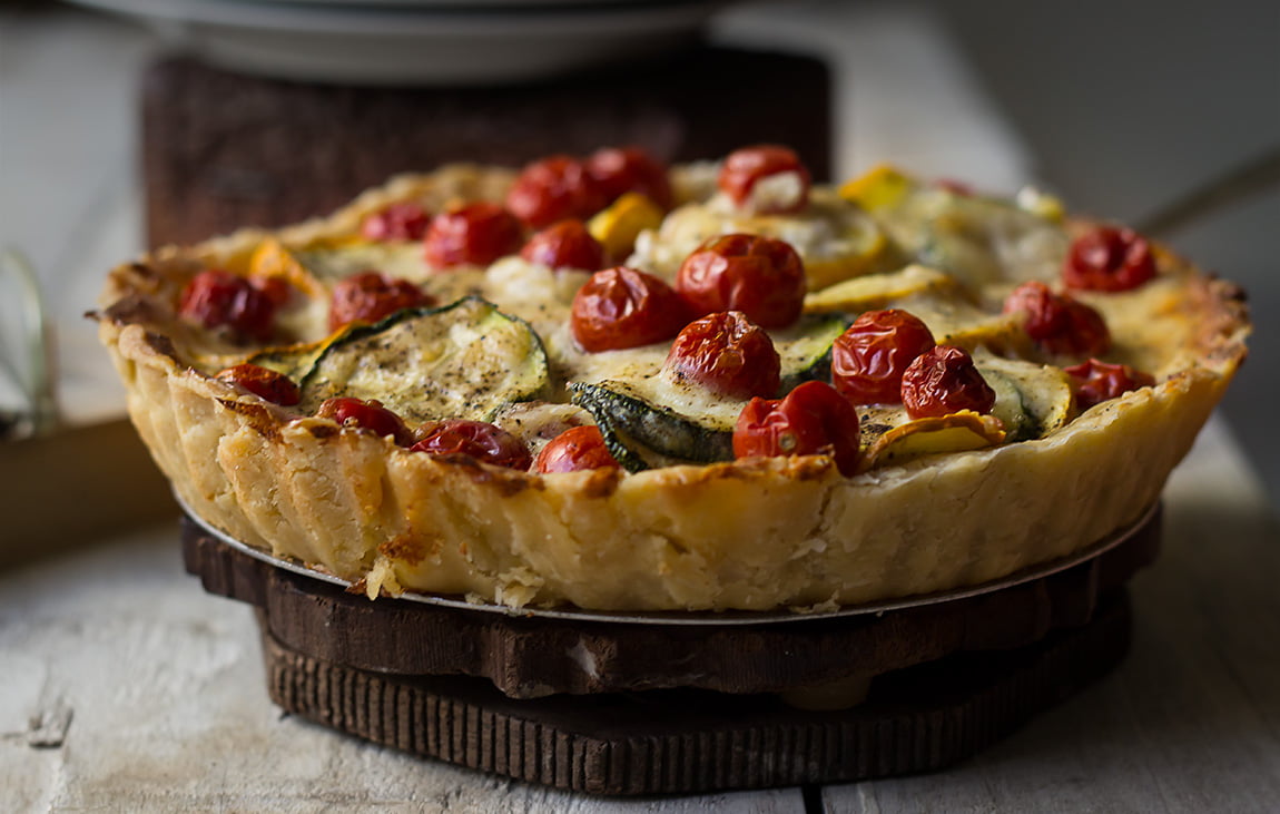 Tomato Zucchini Tart Recipe