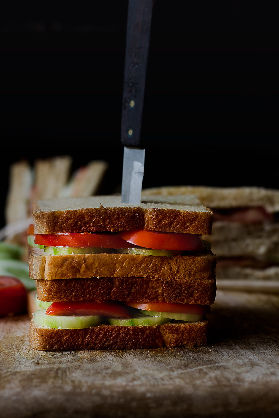 Tomato Cucumber Sandwich