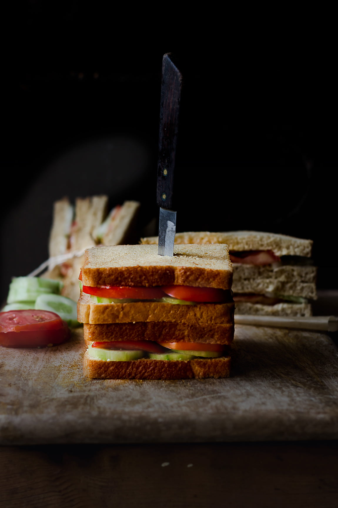 Tomato Cucumber Sandwich