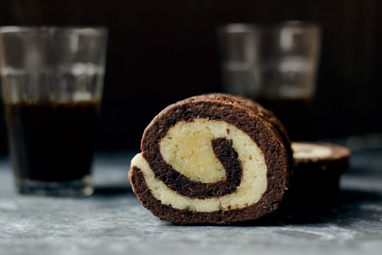 Eggless Pinwheel Cookies Recipe