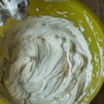 The process of making Eggless Whiskey Coffee Poke Cake