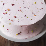 Delicious dried rose cake perfect for birthday party