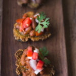 Makka Methi Bhakri topped with tomatoes, onion and coriander leaves