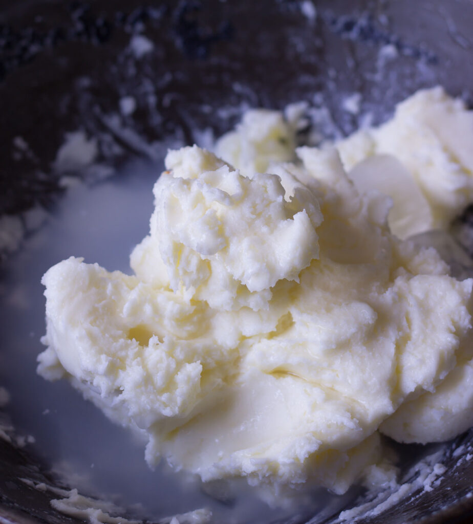 Close view of a clarified butter
