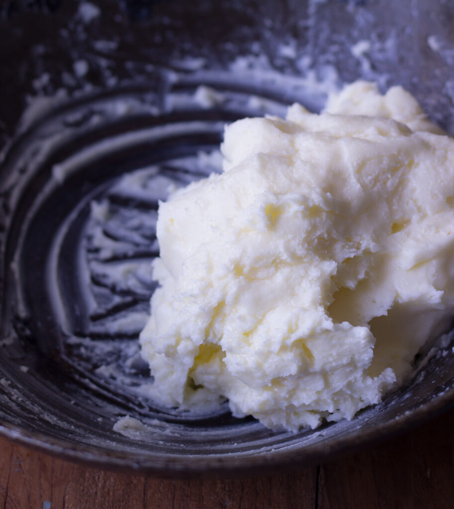 Clarified butter in a bowl, ready to make ghee
