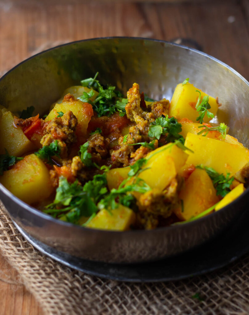 A quick and simple recipe to make Punjabi Wadi ki Subzi