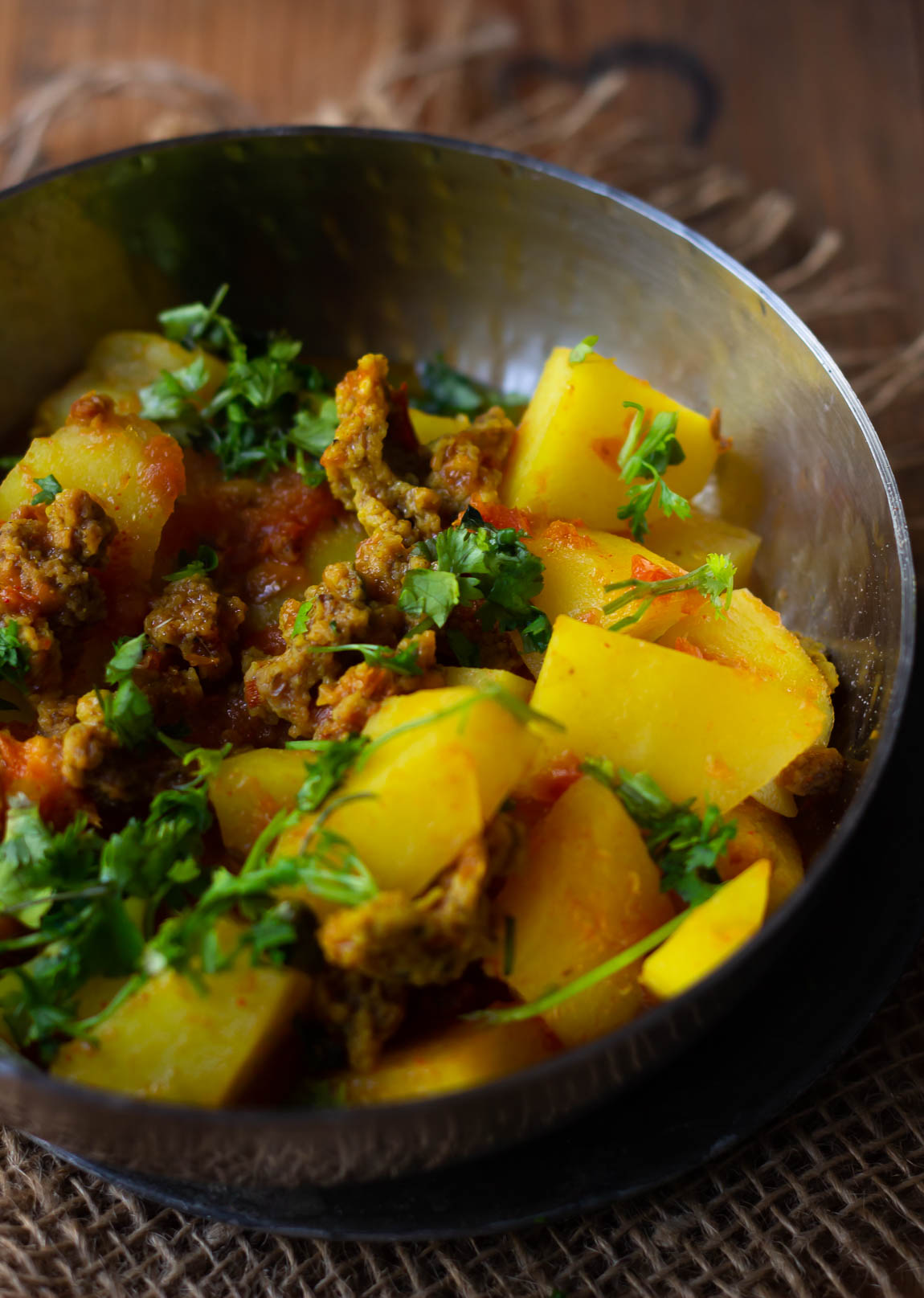 Amritsari Aloo Wadi Ki Subzi Recipe | Aloo Wadiyan Recipe