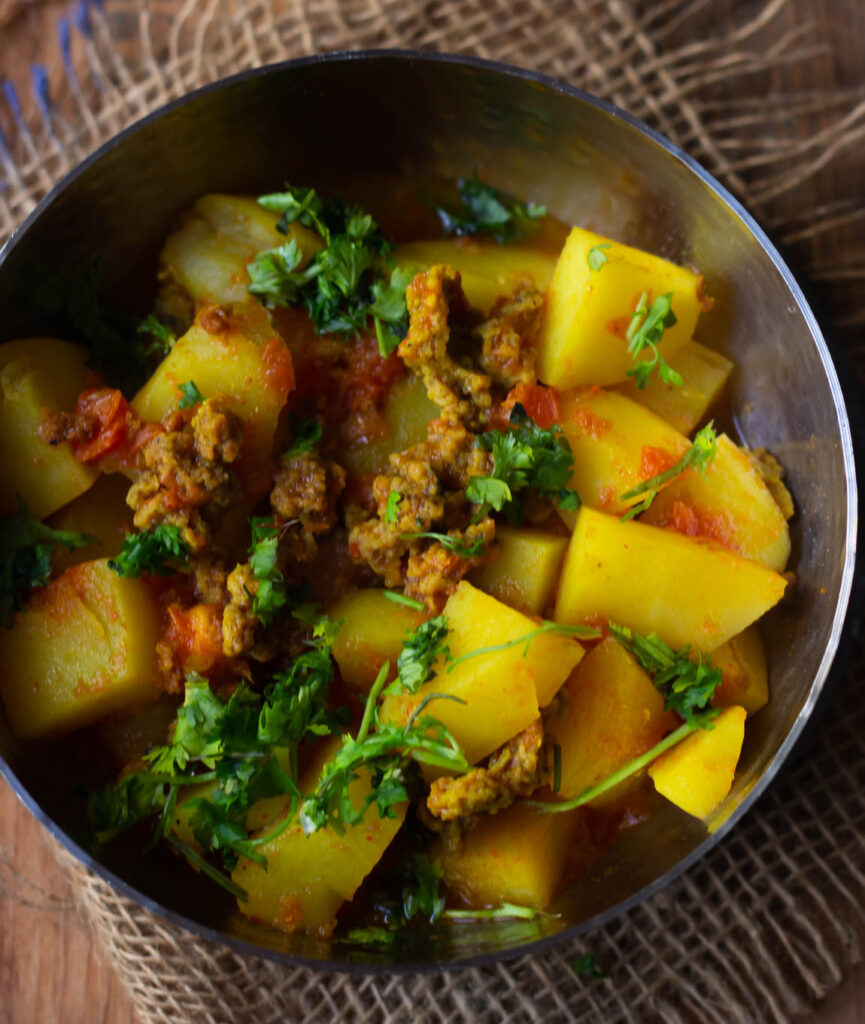 Tempting and Delicious Amritsari Aloo Wadi Ki Subzi