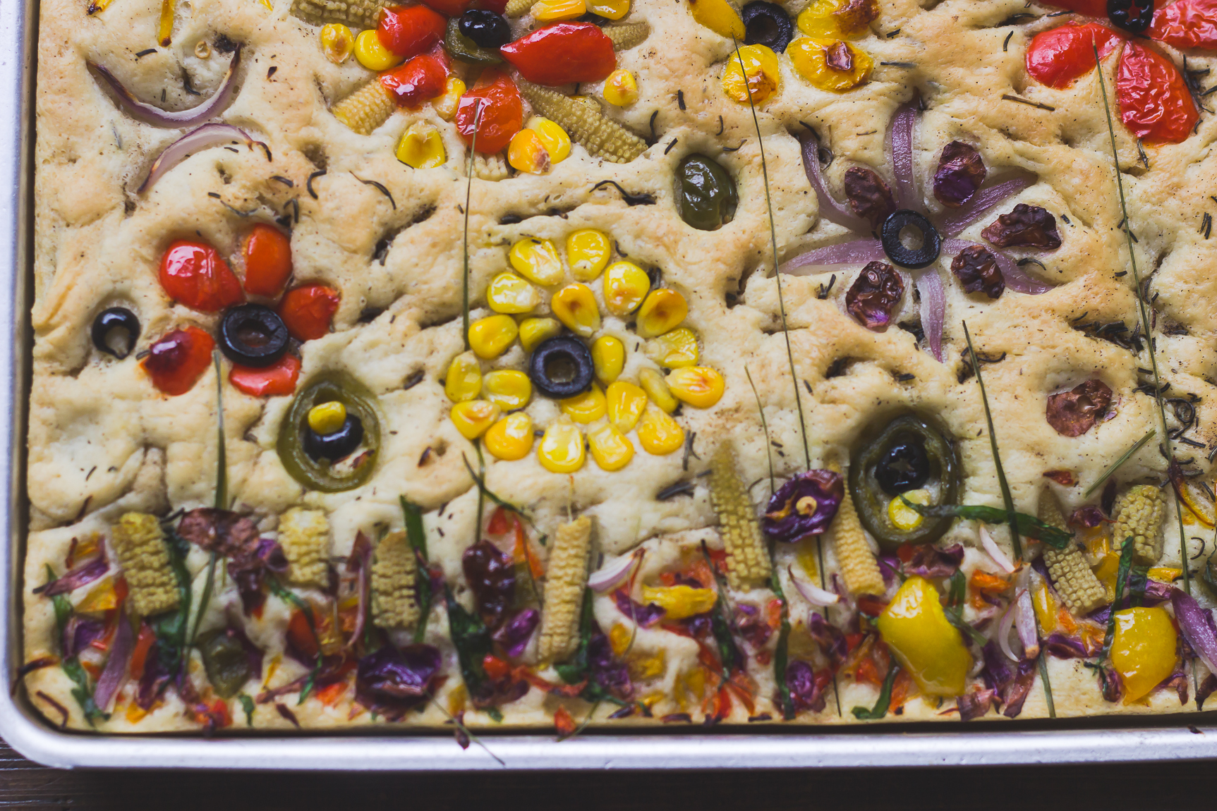 Garden Focaccia Recipe
