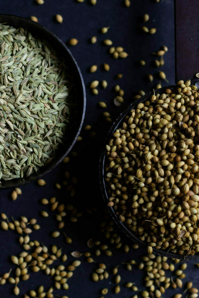 Homemade Coriander Powder ingredients
