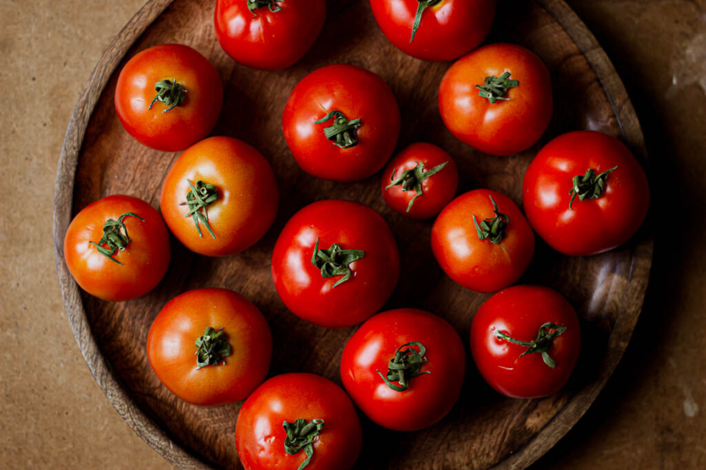 Tomatoes for sundrying