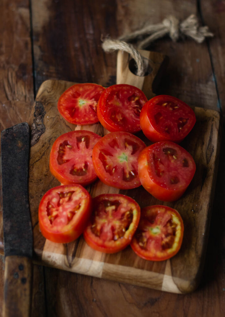 Tomatoes ready to be Sundried