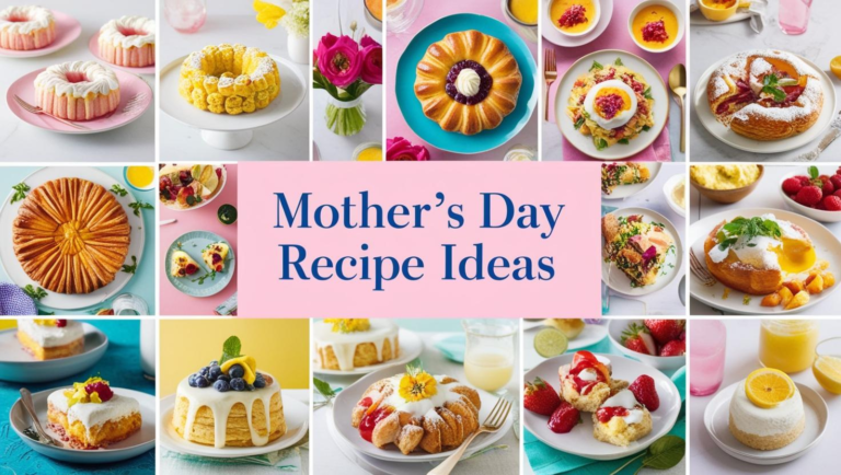Mother’s Day Recipes Ideas – Brunch, Dinner, Desserts and More